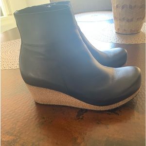 Birkenstock Papillio wedge bootie - black